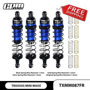 【並行輸入品】GPM 金属合金フロント + リアショックアブソーバースプリングダンパー TRAXXA...