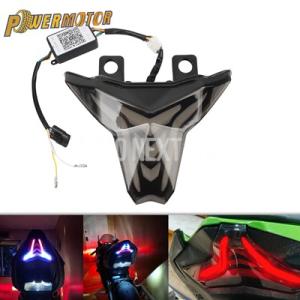 【並行輸入品】汎用アプリコントロールLEDテールライトウィンカー RGBライト効果付き カワサキニン...