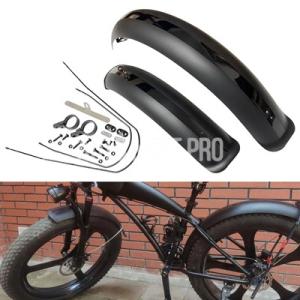 【並行輸入品】26/20 インチx4.0 バイクフェンダーファットタイヤマッドガードフェンダーセット...