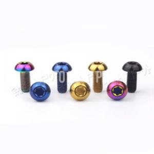 【並行輸入品】6 個 チタンボルト M5x10 12 mmネジボルトディスクブレーキローターマウンテ...