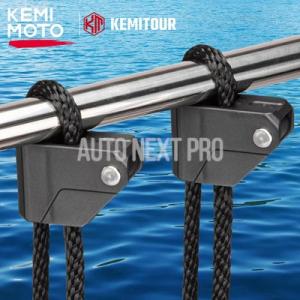 【並行輸入品】4 個フェンダーハンガーボートレールクリートクリップクイックリリース調整可能 バンパー...