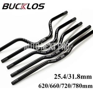 BUCKLOS マウンテンバイクハンドルバー 31.8 mm 25.4 mm自転車ライザーバー 620/660/720/780 mm合金 MTB ハンドルバーサイクリング部品
