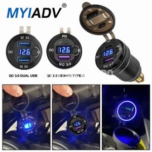 R1200RT バイクチャージャースイッチ QC 3.0 USB PD タイプ C アクセサリー B...