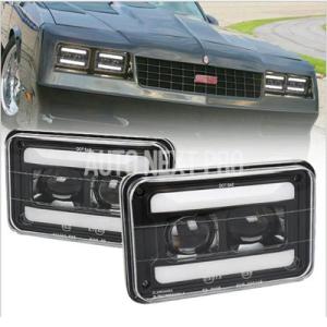 【並行輸入品】ケンワース用 交換用LEDヘッドライト T800 W900 t600 2x 4x6イン...