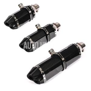 汎用51mmバイク排気モトマフラーマフラー Z900 R3 ZX6R ZX10 MT07 Z400 ...