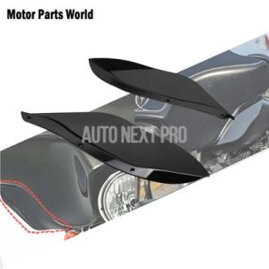 【並行輸入品】バイクブサイドウィングフロントガラス エアデフレクター 上半身アクセント ハーレーツー...