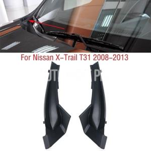 【並行輸入品】車 フロントフロントガラスラップコーナートリム ワイパーサイドカバー 蓋プレート ni...