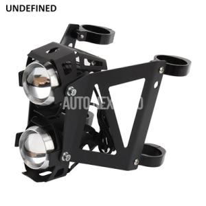 【並行輸入品】ダブルバイク 二輪フォグライト 37mm-41mm 変換スタンド ハーレー ホンダ ヤ...