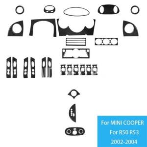 【並行輸入品】カーボンギアシフトパネル ミニクーパー用 排気口 スピードメーター ステアリングホイー...