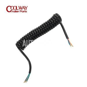 【並行輸入品】7 ピン 3 メートルトレーラースプリングケーブルカーリースパイラルコイルワイヤー R...