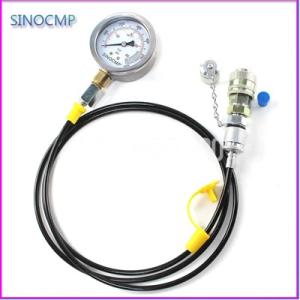 【並行輸入品】40MPA/6000PSI 油圧テストカップリングキット 1 ゲージ 1 テストホース...