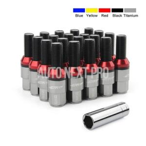 【並行輸入品】New20psc-  アルミニウム合金 テーパーボルト bmw用キャップ付きナット m...