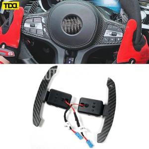 【並行輸入品】100% リアルカーボン磁気カーボンパドルシフター BMW F20 F30 F32 F...