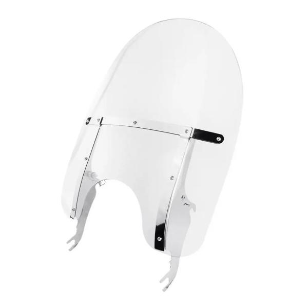 【並行輸入品】バイククリア PC フロントガラスフロントガラスディフレクターハーレーソフテイルデラッ...