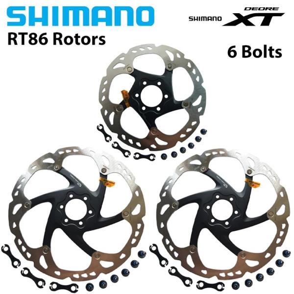 【並行輸入品】シマノ Deore XT RT86 バイクブレーキディスク 6 ボルトアイスポイントテ...