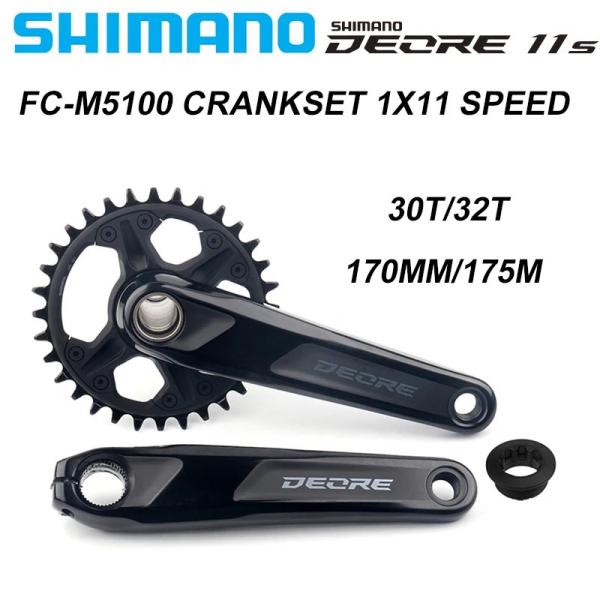 【並行輸入品】シマノ deore fc m5100 クランクセット m5100 1x11 スピード ...