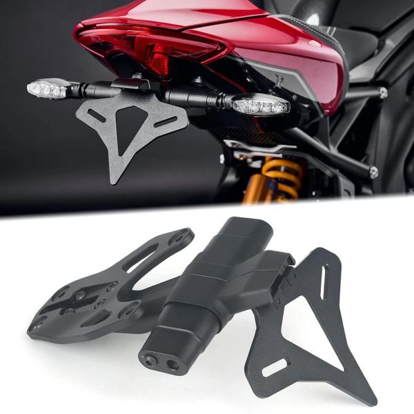 【並行輸入品】スピードトリプル テールストックブラケット リアショートテール用バイクライセンスプレー...