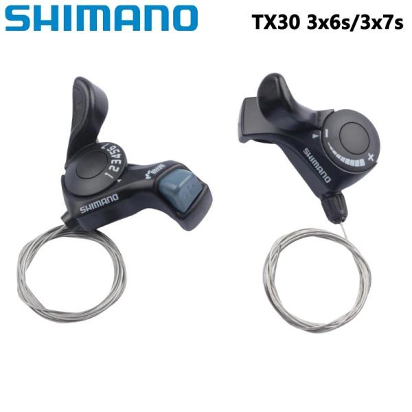 【並行輸入品】シマノ tourney sl tx30 シフターレバー 3x6s 3x7s 1 ペア自...