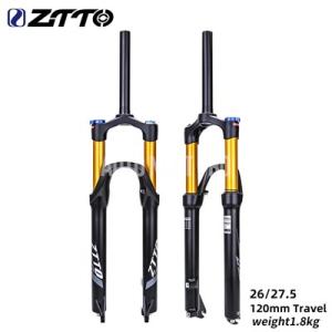 【並行輸入品】ztto-エアサスペンションマウンテンバイクフォーク mtbトラベル クイックリリース...