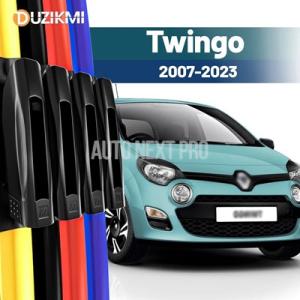 【並行輸入品】ルノートゥインゴ 2 3 2007-2023 2008 2009 2019 2020 2021 2022 2023 2024 2 個フロントガラスワイパーブレード赤青