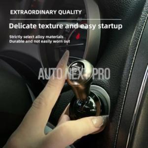 自動車用メタルワンタッチスタートボタン プッシュスタートロッカーレバー付きレトロジョイスティック装飾インテリアアクセサリー 車用ギフト