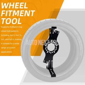 【並行輸入品】車両ホイール装着オフセット測定ツール車オフセット測定ゲージホイールハブツール 14-2...