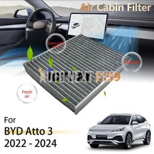 車 HEPA 活性キャビンフィルター BYD Atto 3 2024 Atto3 元プラスドルフィン...