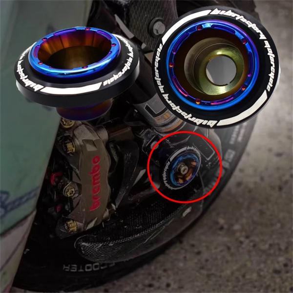 【並行輸入品】ヤマハ xj6 yzf r6 r3 バイク cnc アルミスイングアームスプールスライ...