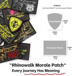 【並行輸入品】Rhinowalk 士気パッチバイク/バイクバッグ DIY パッチバックパックベスト戦...