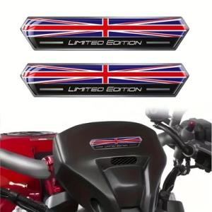 2 個 ユニオンジャック英国 GB 限定旗エンブレムステッカー GB 3D エポキシデカール車バイク...