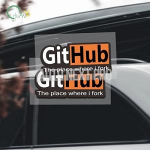 オタク いたずら Github 車 ステッカー 反射性 個性的 バンパー スクラッチ バイク 装飾 ...