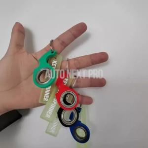 【並行輸入品】karambitスピナーフィンガースイベルクローナイフキーホルダー メタルグレインテク...