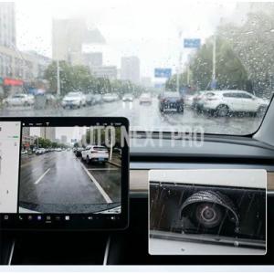 車 リアビューカメラレインバイザーフード防水保...の詳細画像2