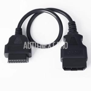 オス-メスobdiiコネクタ 延長コード ケーブル 車 スキャナー アダプター 変換 obd2 16...