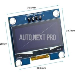 1.3 インチ OLED ディスプレイモジュール 128x64 ピクセル IIC I2C OLED ...