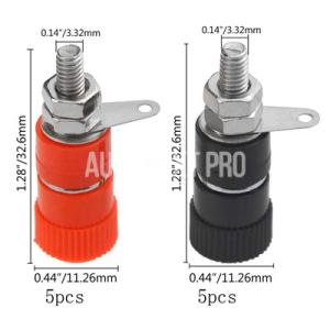 10 個バインディングポスト端子 4mm バナ...の詳細画像2