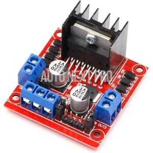 L298N モータードライブコントローラボード DC デュアル H ブリッジロボットステッピングモーター制御 ドライブモジュール Arduino スマートカーパワー用