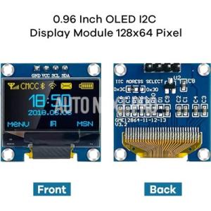 Arduino Blue Yellow White i2c iic 128x64 ss-D-1306...