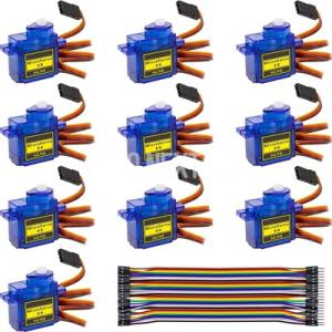 6 個 SG90 9 グラムマイクロサーボモーターキットミニプラスチックギア 180 度 RC カー...