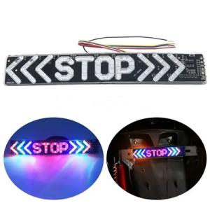 12V LED バイクライトフラッシュストップモーターインジケータランプブレーキウィンカー駆動テール...