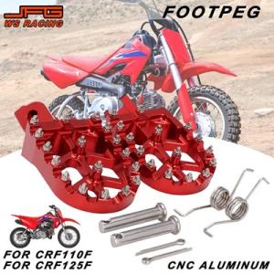 【並行輸入品】CNCアルミニウムバイクフットペグ フットレスト ホンダ用フットペダル CRF110F...