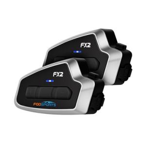 【並行輸入品】FODSPORTS-バイク用BLUETOOTHヘッドセットFX 2 ワイヤレス通信デバ...