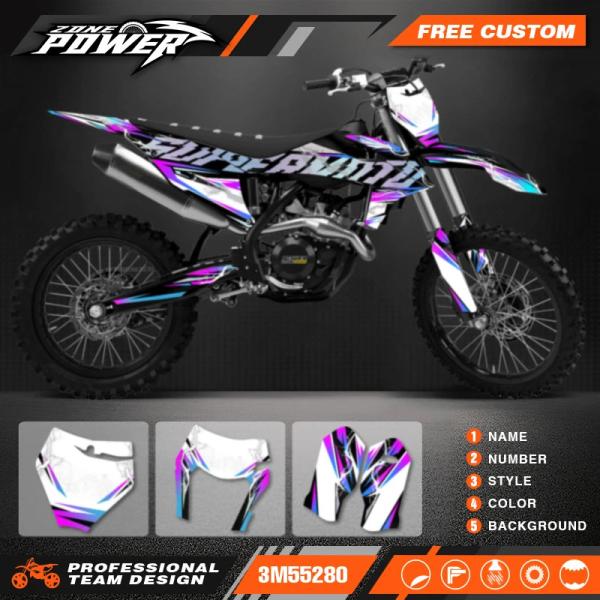 【並行輸入品】Powerzoneカスタムチームグラフィックデカール ktm exc EXC-F 20...