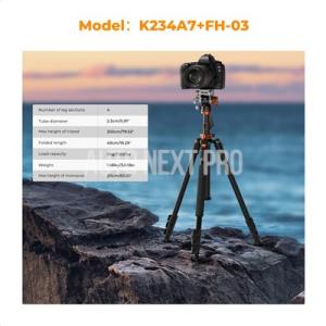 【並行輸入品】K/F CONCEPT プロフェッショナルカメラフルードヘッド三脚 キヤノン ニコン ...