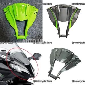 【並行輸入品】バイク フロントヘッドライトフードフェアリングパネルカバーノーズヘッドカウルカワサキニ...
