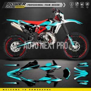 【並行輸入品】PowerZone カスタムチームグラフィックデカール / ステッカーキット BETA...