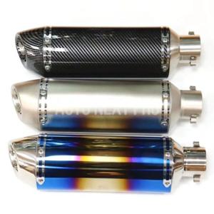 【並行輸入品】汎用バイクマフラー ヨーマフラー パイプ DBキラー付き ホンダ ZX6R ZX10 ...
