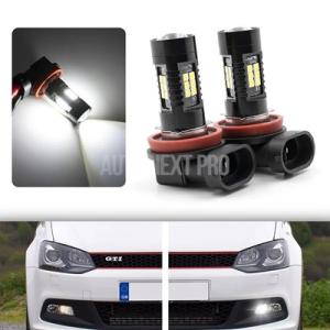 【並行輸入品】ledヘッドライト電球 canbus h8 vw polo mk5 gtiトラクション...