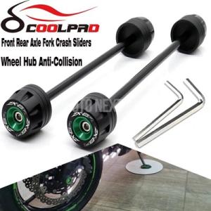 【並行輸入品】フロント/リア用リアアクスルホイールハブフォークスライダーzx-6r 2009-202...