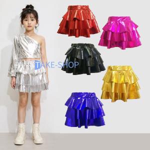 e135【ダンス衣装】メタリック 3層チュチュス...の商品画像